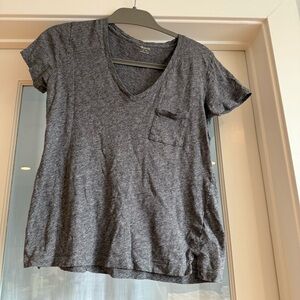 Madewell Whisper Cotton V-Neck Pocket Tee